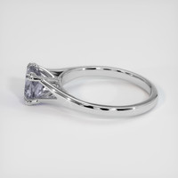 1.20 Ct. Violet Sapphire Ring, Platinum 950 4