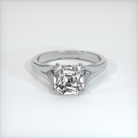 2.75 Ct. White Sapphire Ring, Platinum 950 1