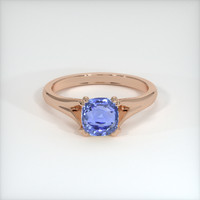 2.01 Ct. Sapphire Ring, 14K Rose Gold 1