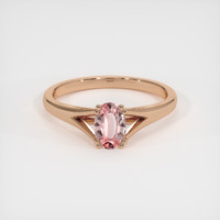 1.17 Ct. Pink Sapphire Ring, 14K Rose Gold 1