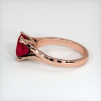 2.35 Ct. Ruby Ring, 14K Rose Gold 4