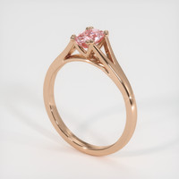 1.17 Ct. Sapphire Ring, 18K Rose Gold 2