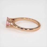 1.17 Ct. Pink Sapphire Ring, 18K Rose Gold 4
