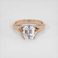 3.01 Ct. White Sapphire Ring, 18K Rose Gold 1