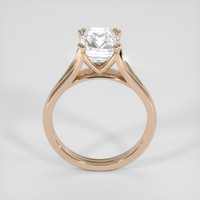 3.01 Ct. White Sapphire Ring, 18K Rose Gold 3