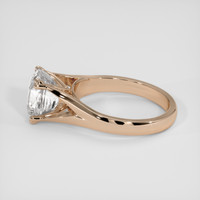 3.01 Ct. White Sapphire Ring, 18K Rose Gold 4
