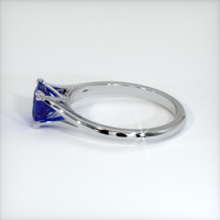 1.08 Ct. Blue Sapphire Ring, 10K White Gold 4