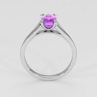 1.53 Ct. Pinkish Purple Sapphire Ring, 14K White Gold 3