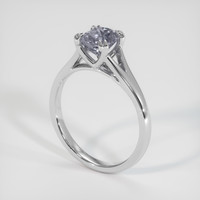 1.20 Ct. Violet Sapphire Ring, 14K White Gold 2