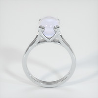 6.04 Ct. Grey Sapphire Ring, 14K White Gold 3