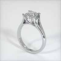 2.75 Ct. Sapphire Ring, 14K White Gold 2