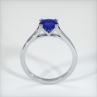 1.08 Ct. Blue Sapphire Ring, 18K White Gold 3