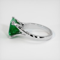 3.70 Ct. Emerald Ring, 18K White Gold 4