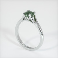 1.01 Ct. Sapphire Ring, 18K White Gold 2