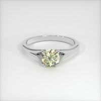 1.05 Ct. Sapphire Ring, 18K White Gold 1
