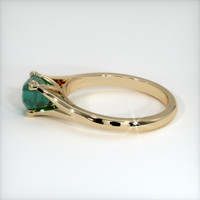 1.54 Ct. Green Sapphire Ring, 10K Yellow Gold 4
