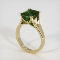 5.05 Ct. Green Sapphire Ring, 14K Yellow Gold 2