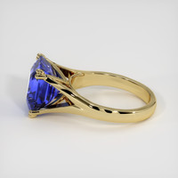 7.17 Ct. Blue Sapphire Ring, 14K Yellow Gold 4