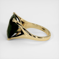 7.51 Ct. Green Sapphire Ring, 14K Yellow Gold 4