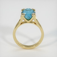 4.28 Ct. Sapphire Ring, 14K Yellow Gold 3