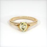 1.24 Ct. Yellow Sapphire Ring, 14K Yellow Gold 1