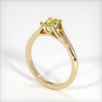 1.24 Ct. Yellow Sapphire Ring, 14K Yellow Gold 2