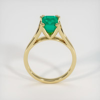 2.02 Ct. Emerald Ring, 18K Yellow Gold 3