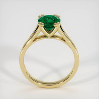 1.23 Ct. Emerald Ring, 18K Yellow Gold 3