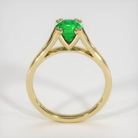 0.94 Ct. Emerald   Ring, 18K Yellow Gold 3