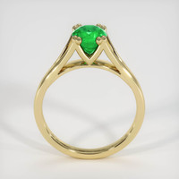 0.94 Ct. Emerald Ring, 18K Yellow Gold 3