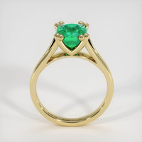 1.82 Ct. Emerald Ring, 18K Yellow Gold 3