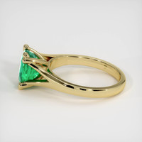 1.82 Ct. Emerald Ring, 18K Yellow Gold 4