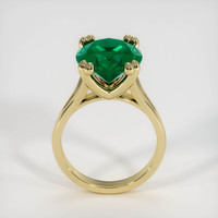 6.17 Ct. Emerald Ring, 18K Yellow Gold 3