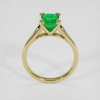 1.54 Ct. Emerald Ring, 18K Yellow Gold 3