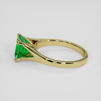 1.54 Ct. Emerald Ring, 18K Yellow Gold 4
