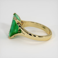 4.00 Ct. Emerald Ring, 18K Yellow Gold 4