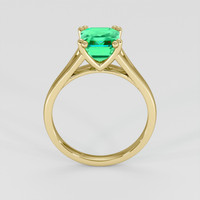 1.74 Ct. Emerald Ring, 18K Yellow Gold 3