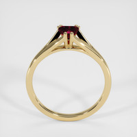 0.45 Ct. Ruby Ring, 18K Yellow Gold 3