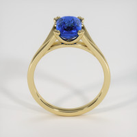 3.35 Ct. Blue Sapphire Ring, 18K Yellow Gold 3