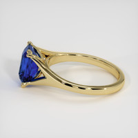 3.35 Ct. Blue Sapphire Ring, 18K Yellow Gold 4