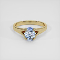1.48 Ct. Bi Color Sapphire Ring, 18K Yellow Gold 1