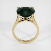 7.51 Ct. Green Sapphire Ring, 18K Yellow Gold 3