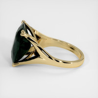 7.51 Ct. Green Sapphire Ring, 18K Yellow Gold 4