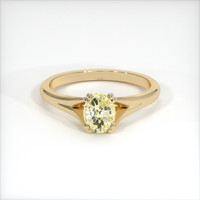 1.24 Ct. Sapphire Ring, 18K Yellow Gold 1