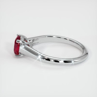 0.91 Ct. Ruby Ring, Platinum 950 4