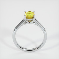 1.89 Ct. Yellow Sapphire Ring, 10K White Gold 3