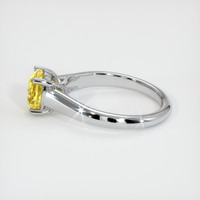 1.89 Ct. Yellow Sapphire Ring, 10K White Gold 4