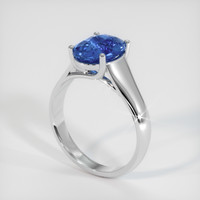 1.97 Ct. Sapphire Ring, 14K White Gold 2