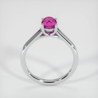 2.02 Ct. Pink Sapphire Ring, 14K White Gold 3