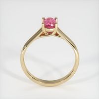 0.89 Ct. Sapphire Ring, 14K Yellow Gold 3